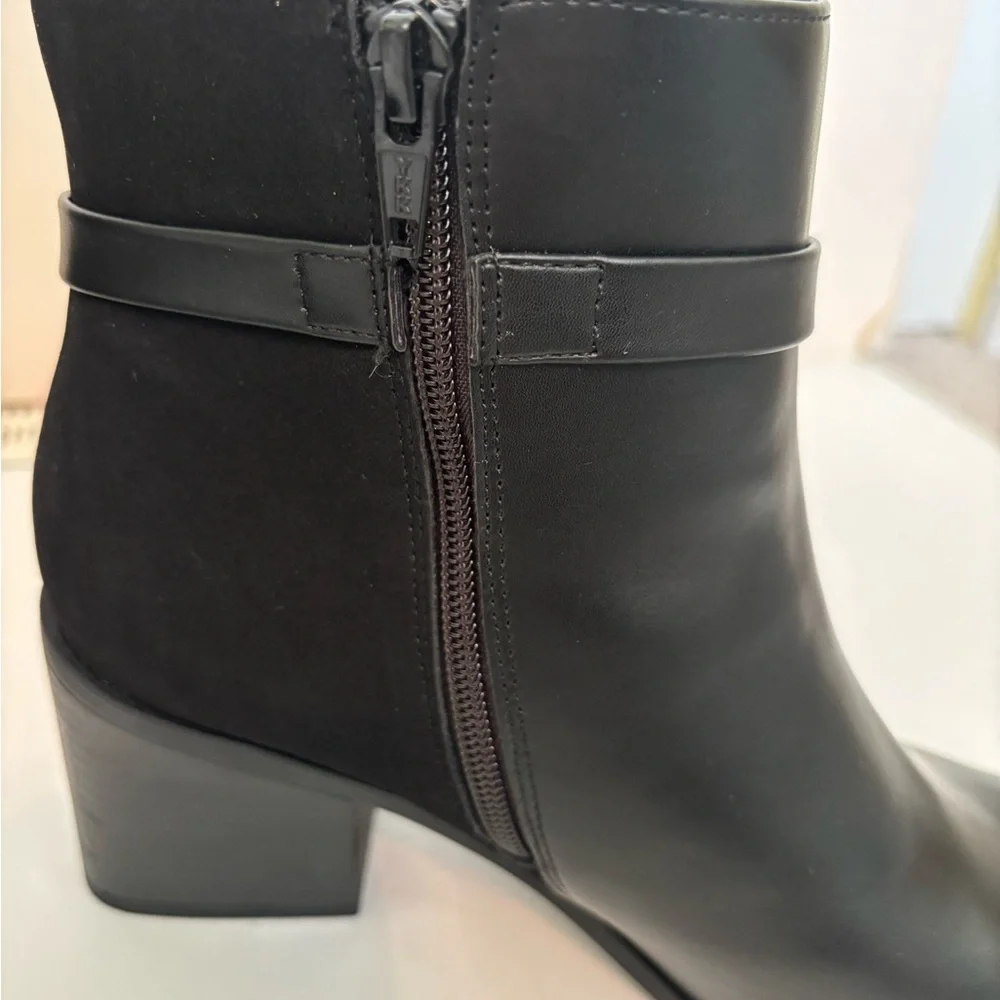 CROFT & BARROW Black Heeled Ankle Boots Size 9.5